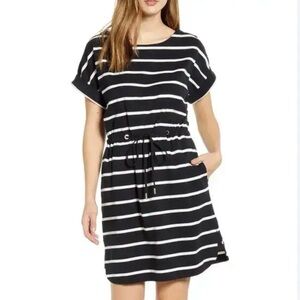 Tommy Bahama Black and White Stripe Dress